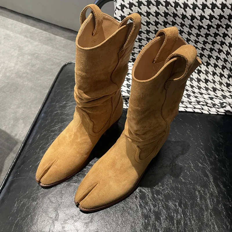Vintage Zipper - Sepatu Boots Vintage Korea Model Split