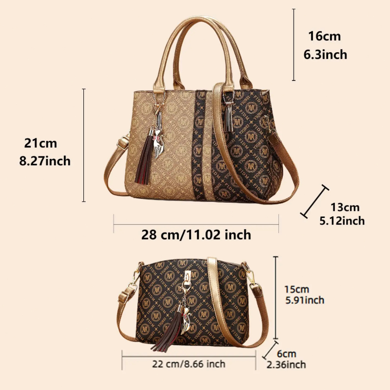 Set Tas Tangan Wanita dengan T - Vintage Zipper ulasan dan harga