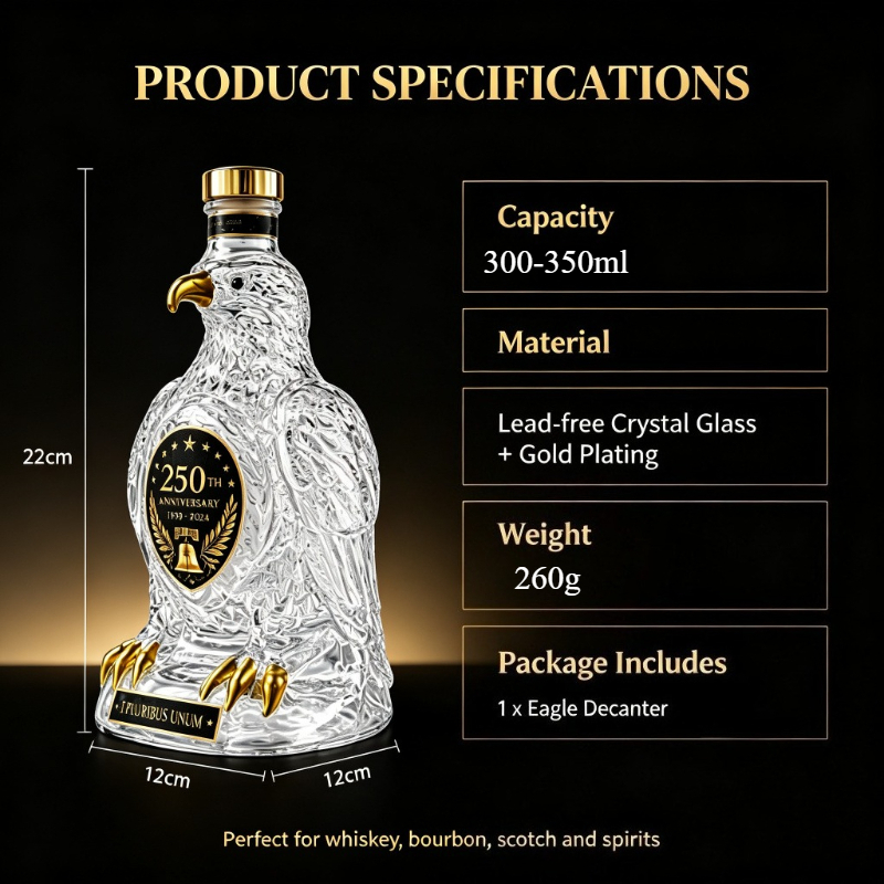 Botol Minuman Kristal Elang Vi - Vintage Collectible Liquor Bottles ulasan dan harga