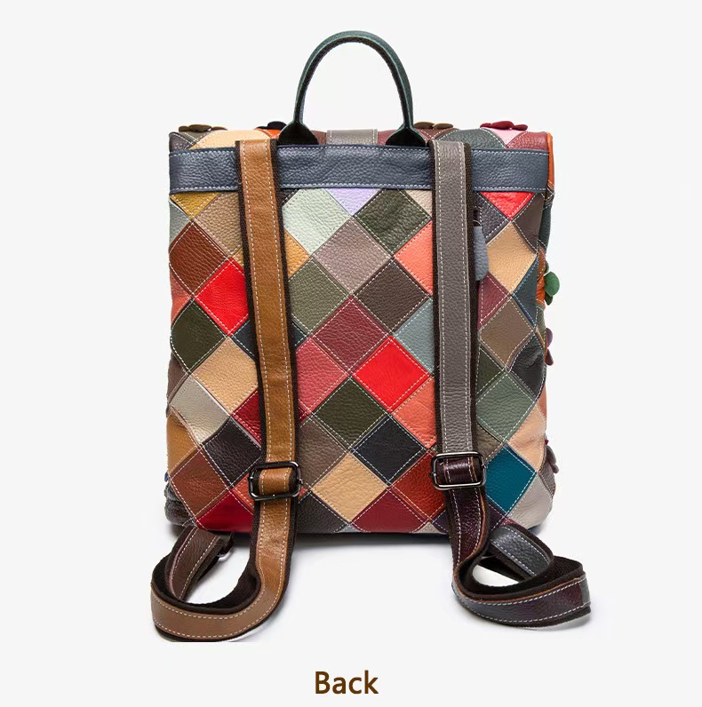 Tas Ransel Kulit Asli Wanita V - Vintage Zipper ulasan dan harga