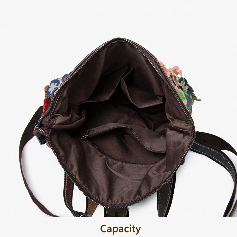 Tas Ransel Kulit Asli Wanita V - Vintage Zipper ulasan dan harga