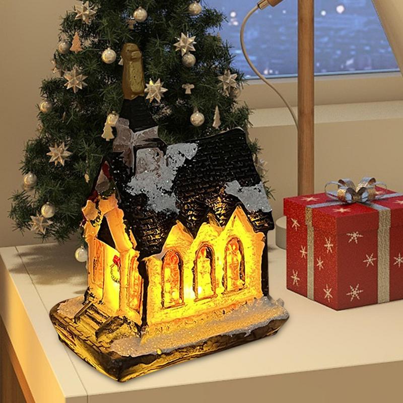 Rumah desa Natal, rumah pertan - Collectible Vintage Lamps ulasan dan harga