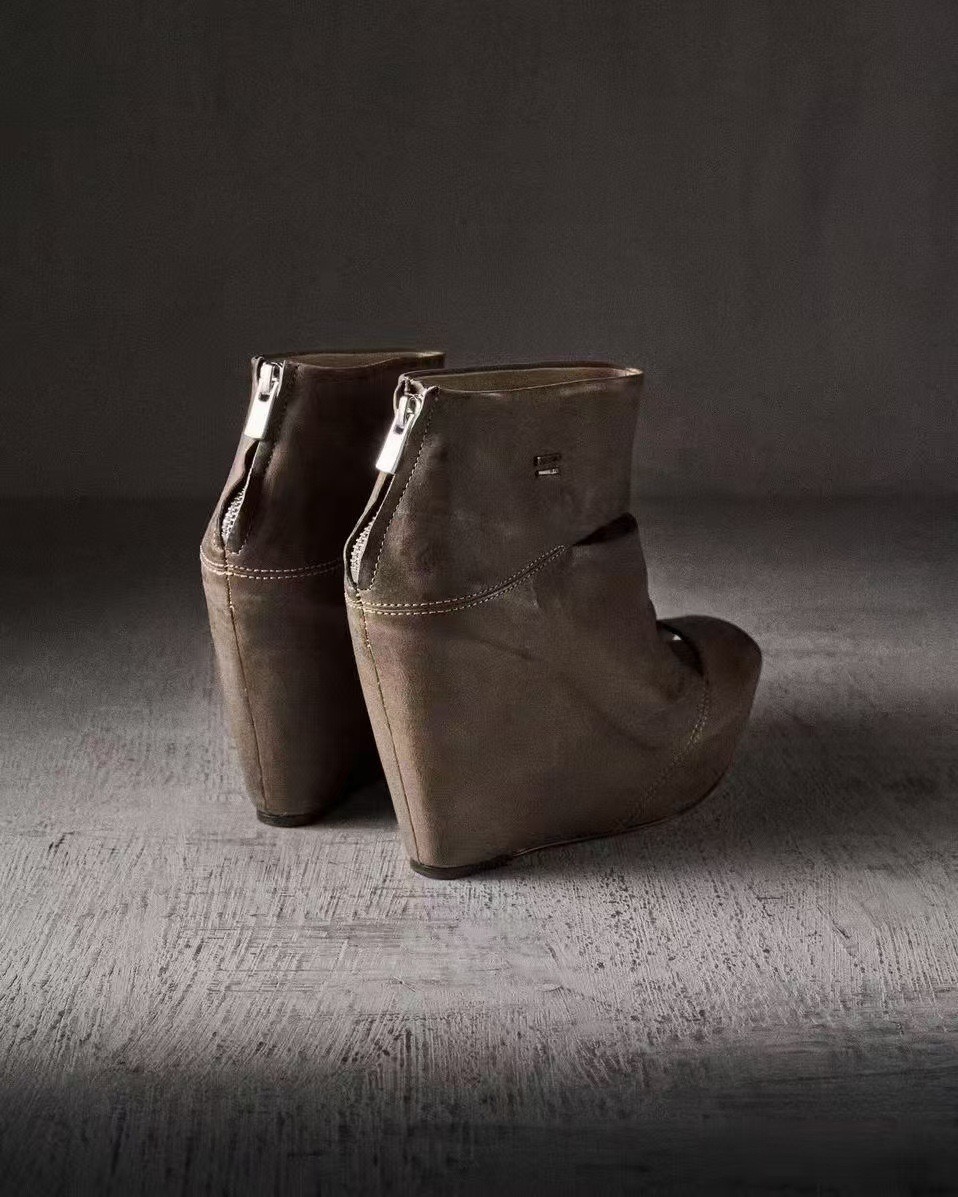 Sepatu Boots Platform Wedge Ku - Vintage Zipper ulasan dan harga