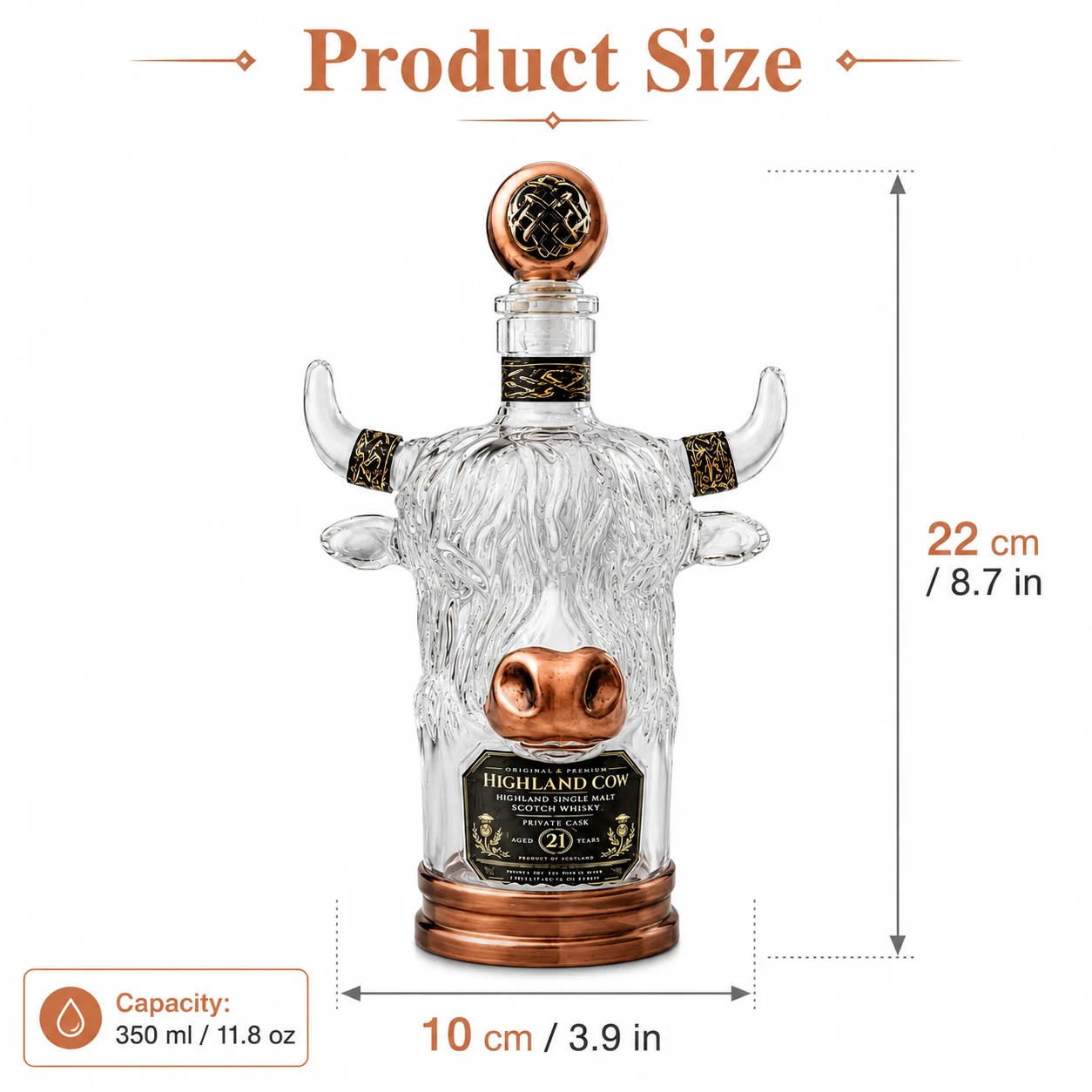 Botol Dekanter Wiski Kaca Bent - Vintage Collectible Liquor Bottles ulasan dan harga
