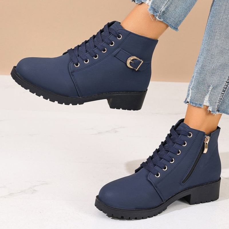 Sepatu Bot Tempur Wanita Model - Vintage Zipper ulasan dan harga