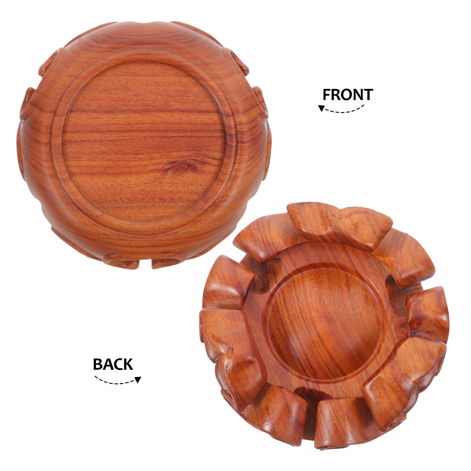 Alas Pajangan Bundar Kayu Ukir - Collectible Vintage Lamps ulasan dan harga