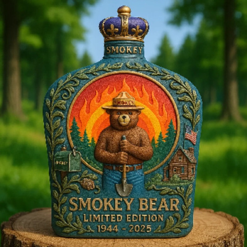 Botol Wiski Smokey Bear Penceg - Vintage Collectible Liquor Bottles ulasan dan harga