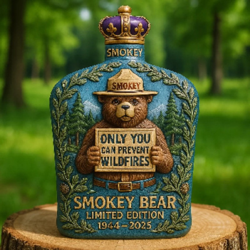 Botol Wiski Smokey Bear Penceg - Vintage Collectible Liquor Bottles ulasan dan harga