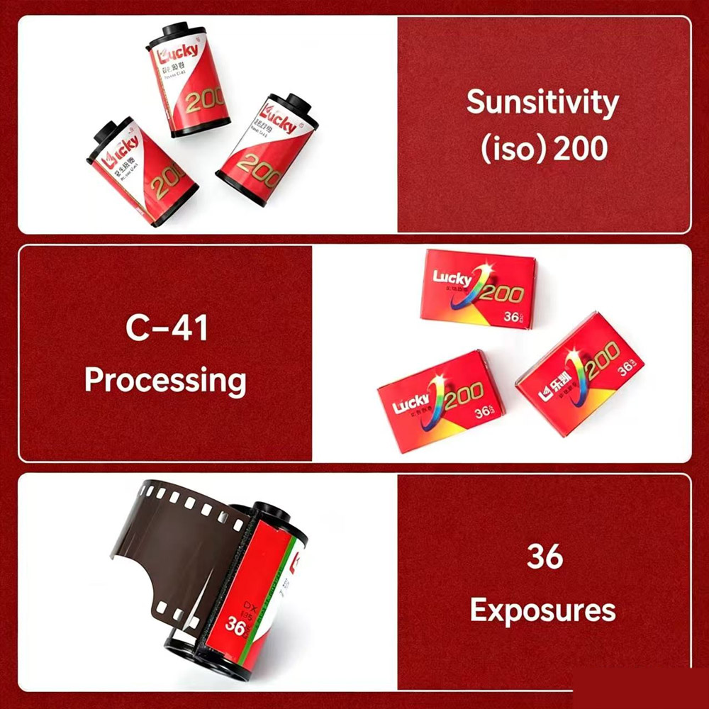 Film Warna LUCKY C200 1/3/10 G - Film Camera 35Mm ulasan dan harga