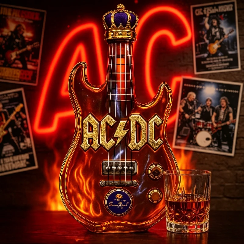 Botol Wiski Bentuk Gitar Elekt - Vintage Collectible Liquor Bottles ulasan dan harga