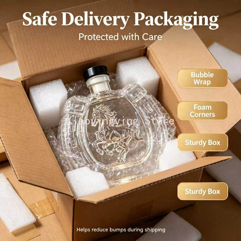 Dekanter Anggur Kaca Berukir K - Vintage Collectible Liquor Bottles ulasan dan harga