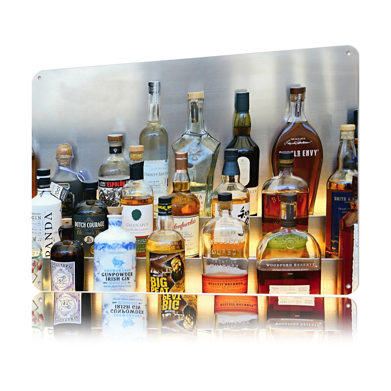 Poster Koleksi Botol Minuman K - Vintage Collectible Liquor Bottles ulasan dan harga