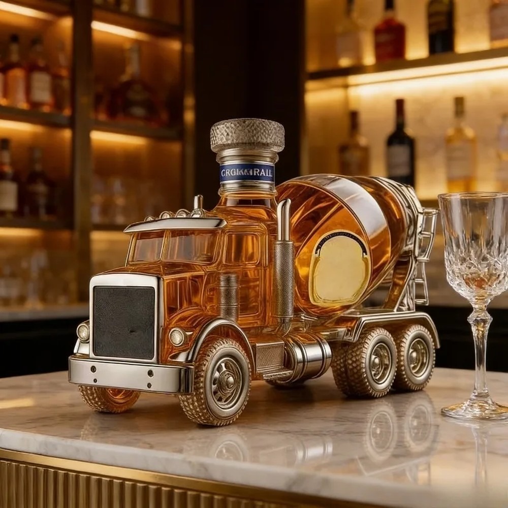 Set Dekanter Wiski Kaca Bentuk - Vintage Collectible Liquor Bottles ulasan dan harga